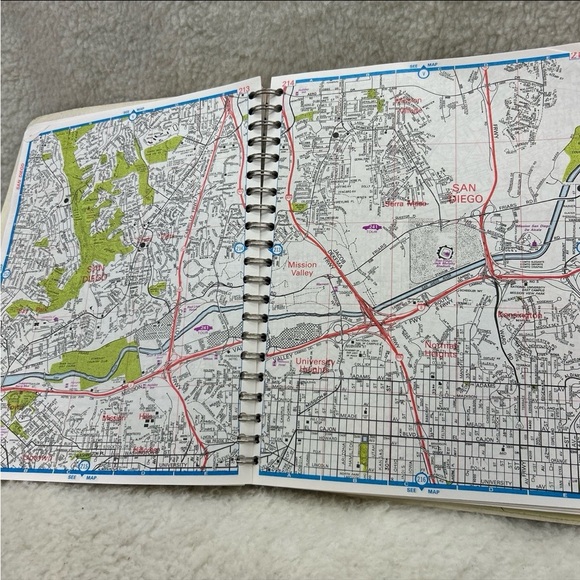 Thomas Bros Maps California Road Atlas & drivers guide 11" 1995 book - Picture 11 of 12